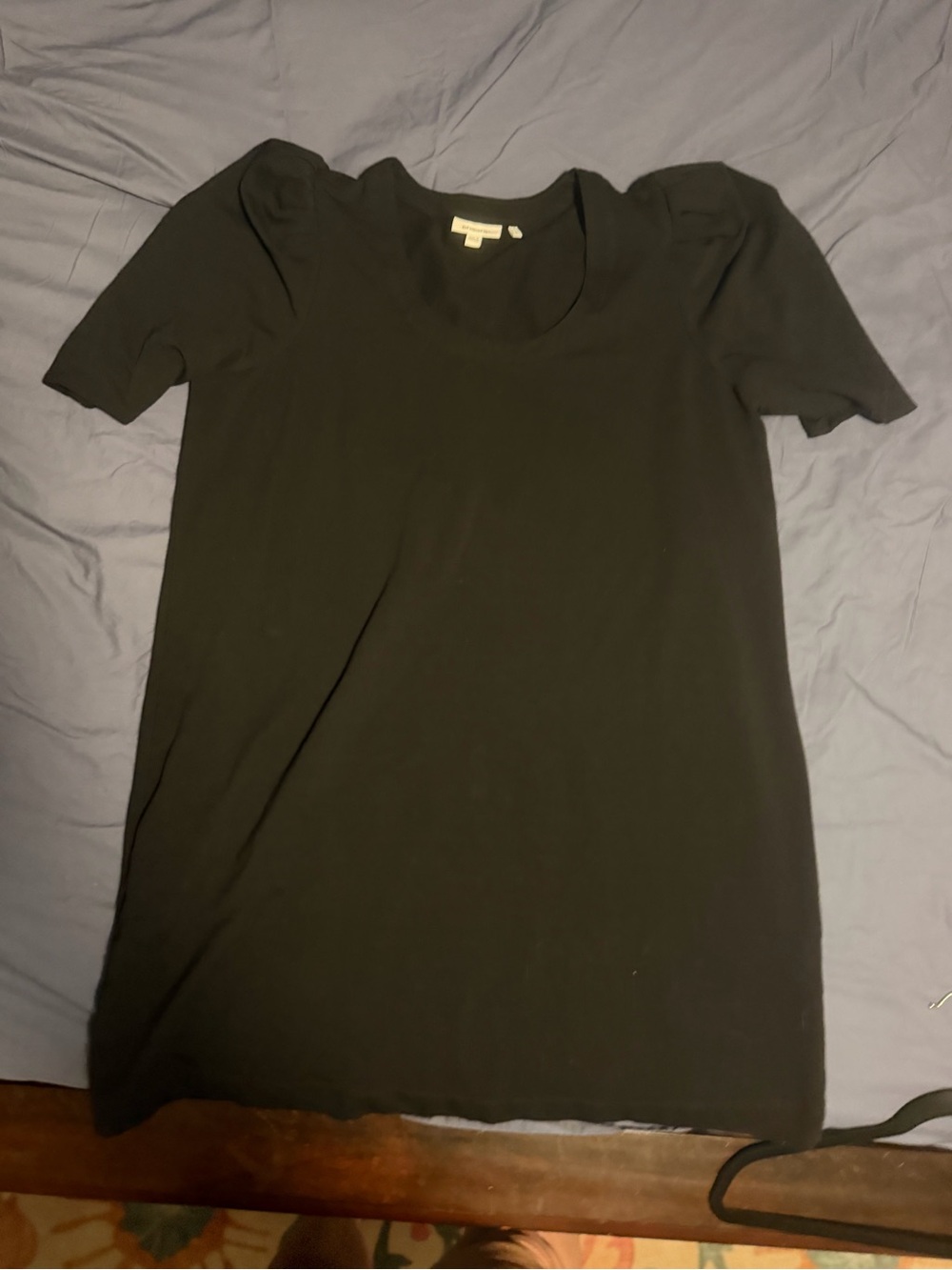 Chico's Black Short Sleeve Scoop neck dress